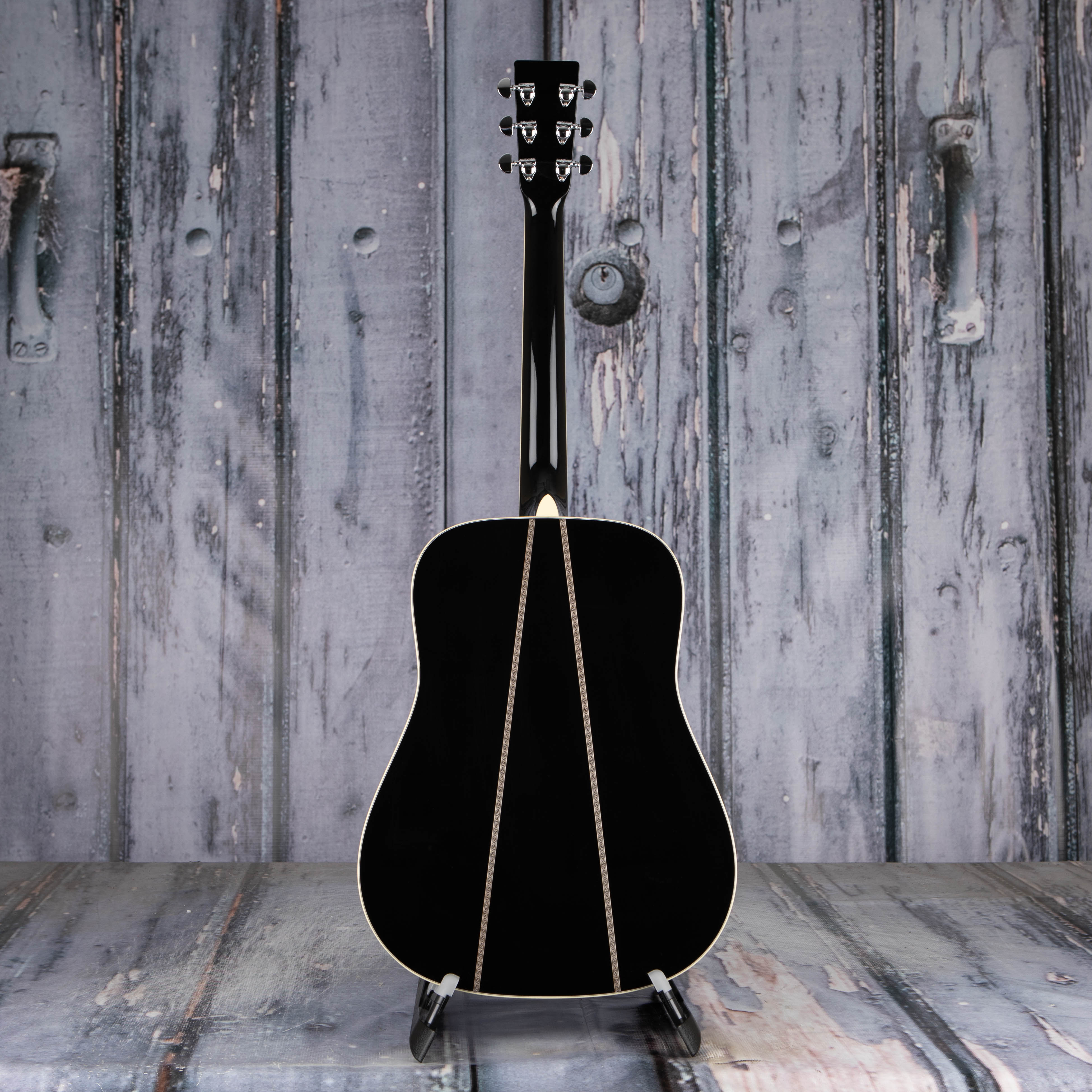 Martin D-35 Johnny Cash Acoustic Guitar, Black, back