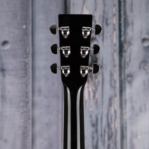 Martin D-35 Johnny Cash Acoustic Guitar, Black, back headstock