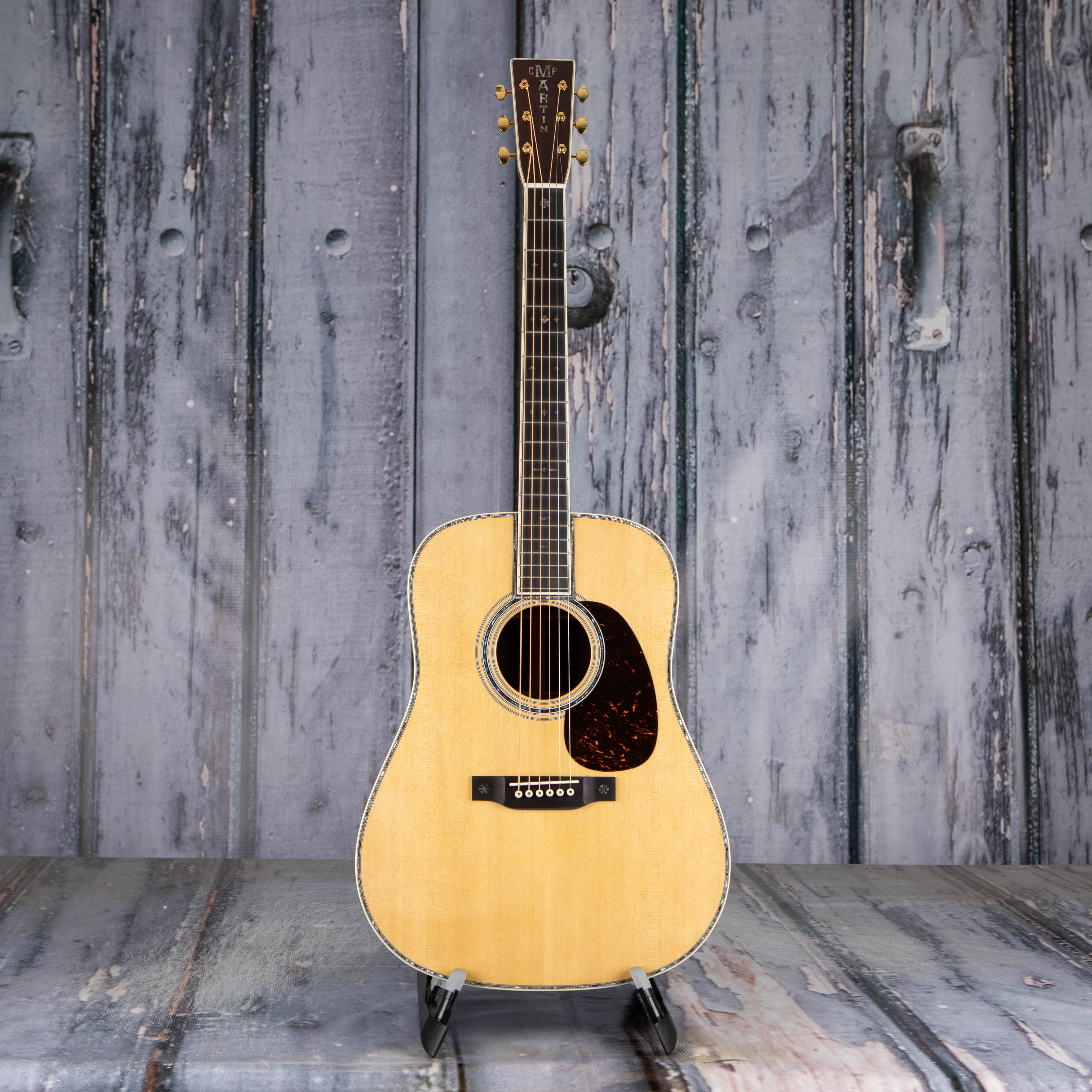 Martin D-42 Acoustic Guitar, Natural, front