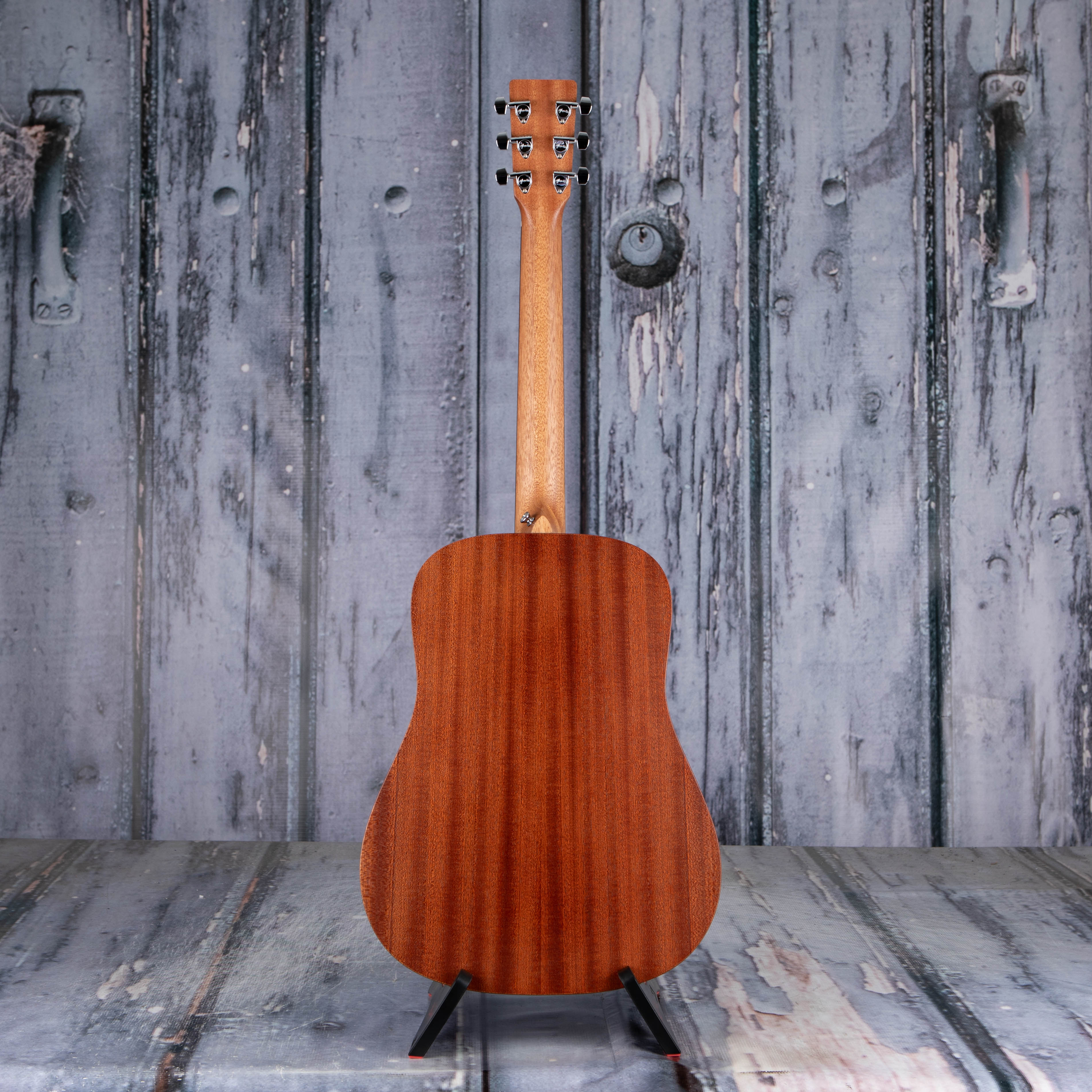 Martin D Jr-10 Acoustic Guitar, Natural Spruce, back