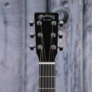 Martin D Jr-10 Acoustic Guitar, Natural Spruce, front headstock