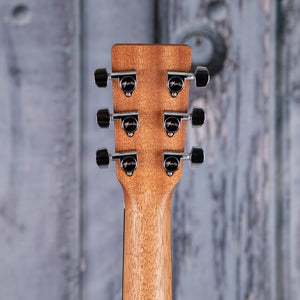 Martin D Jr-10 Acoustic Guitar, Natural Spruce, back headstock