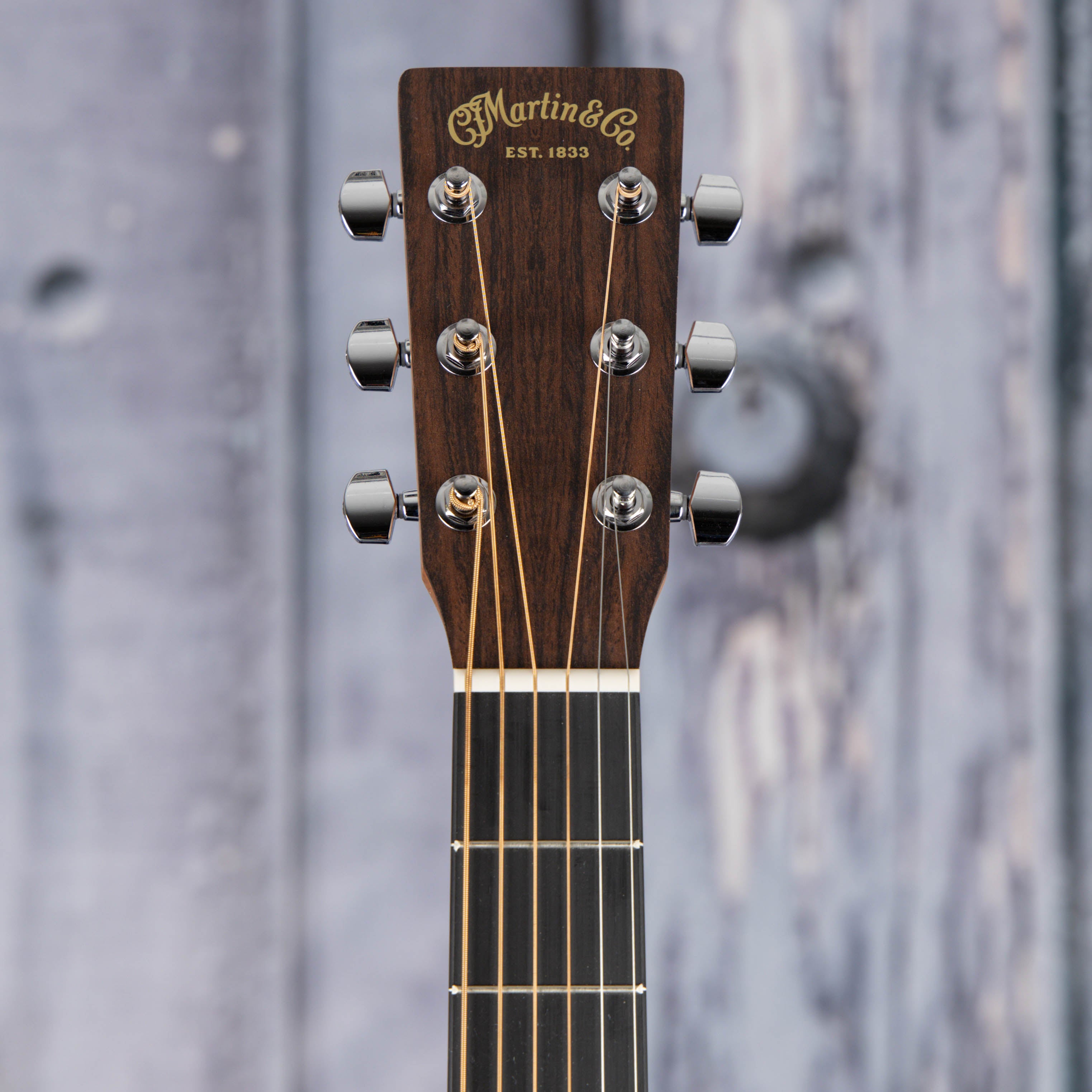 Martin GPC-13E Acoustic/Electric Guitar, Burst, front headstock