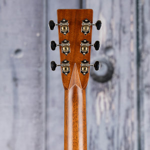 Martin HD-28 Acoustic Guitar, Natural, back headstock