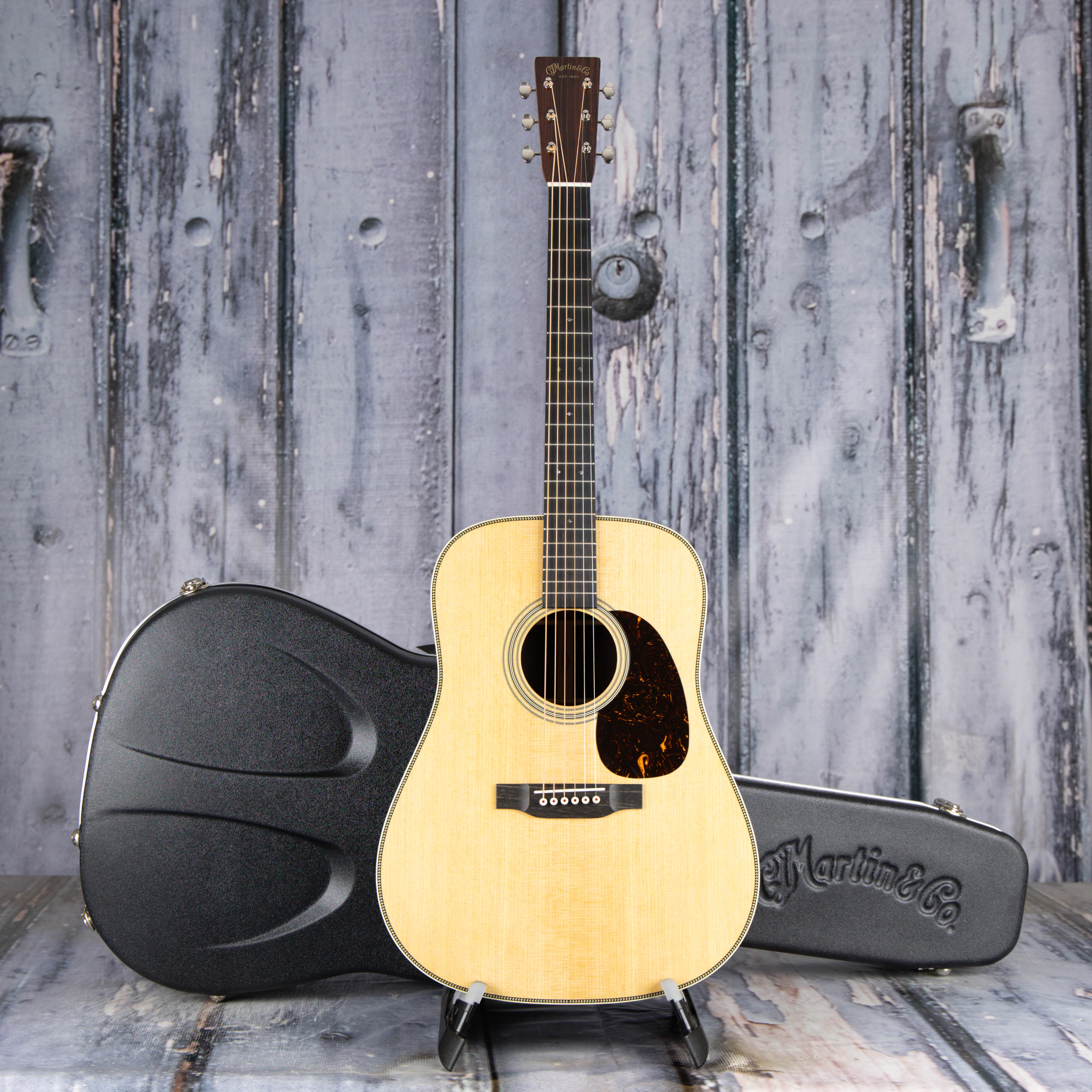 Martin HD-28 Acoustic Guitar, Natural, case