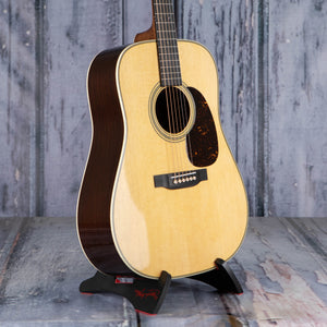 Martin HD-28 Acoustic Guitar, Natural, angle