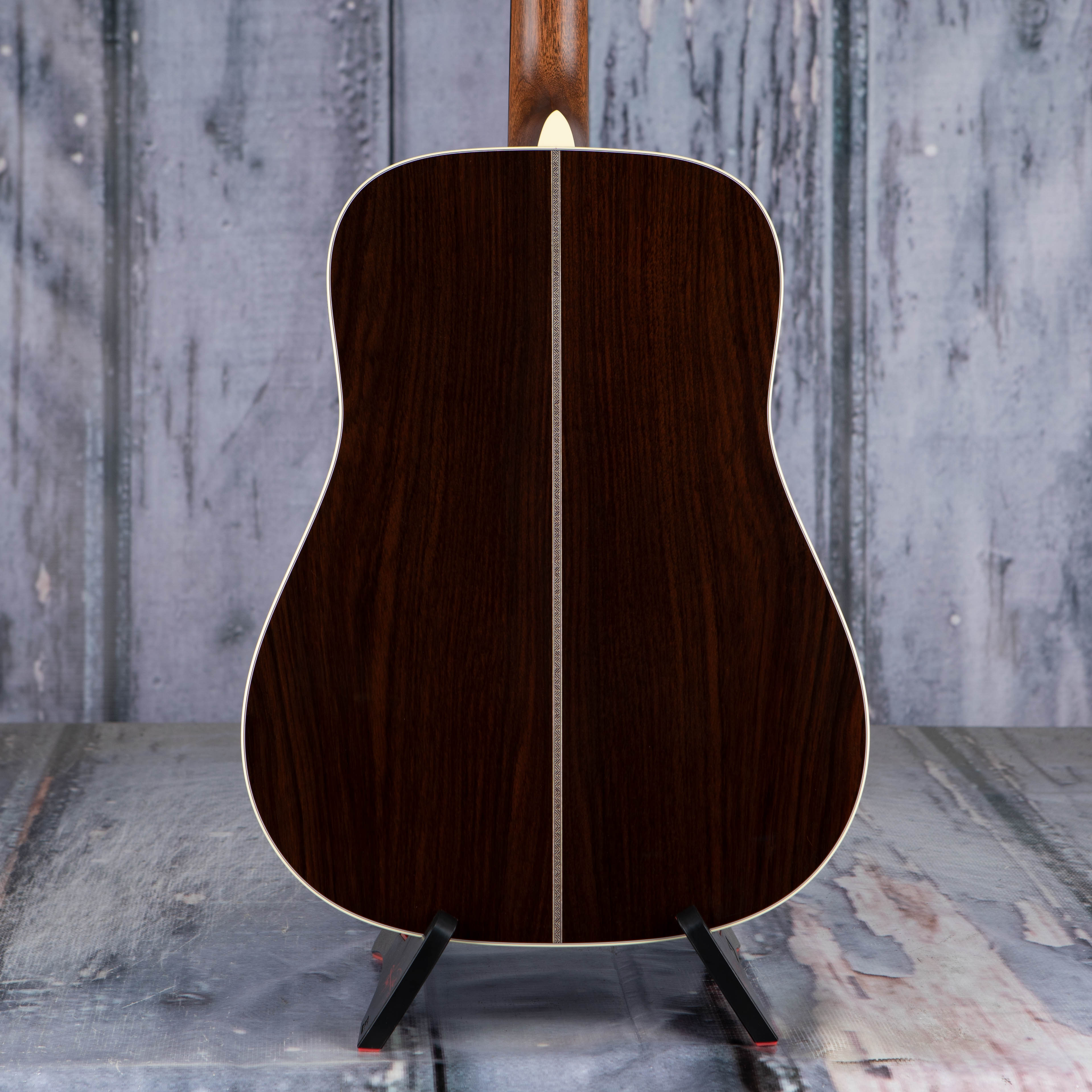 Martin HD-28 Acoustic Guitar, Natural, back closeup
