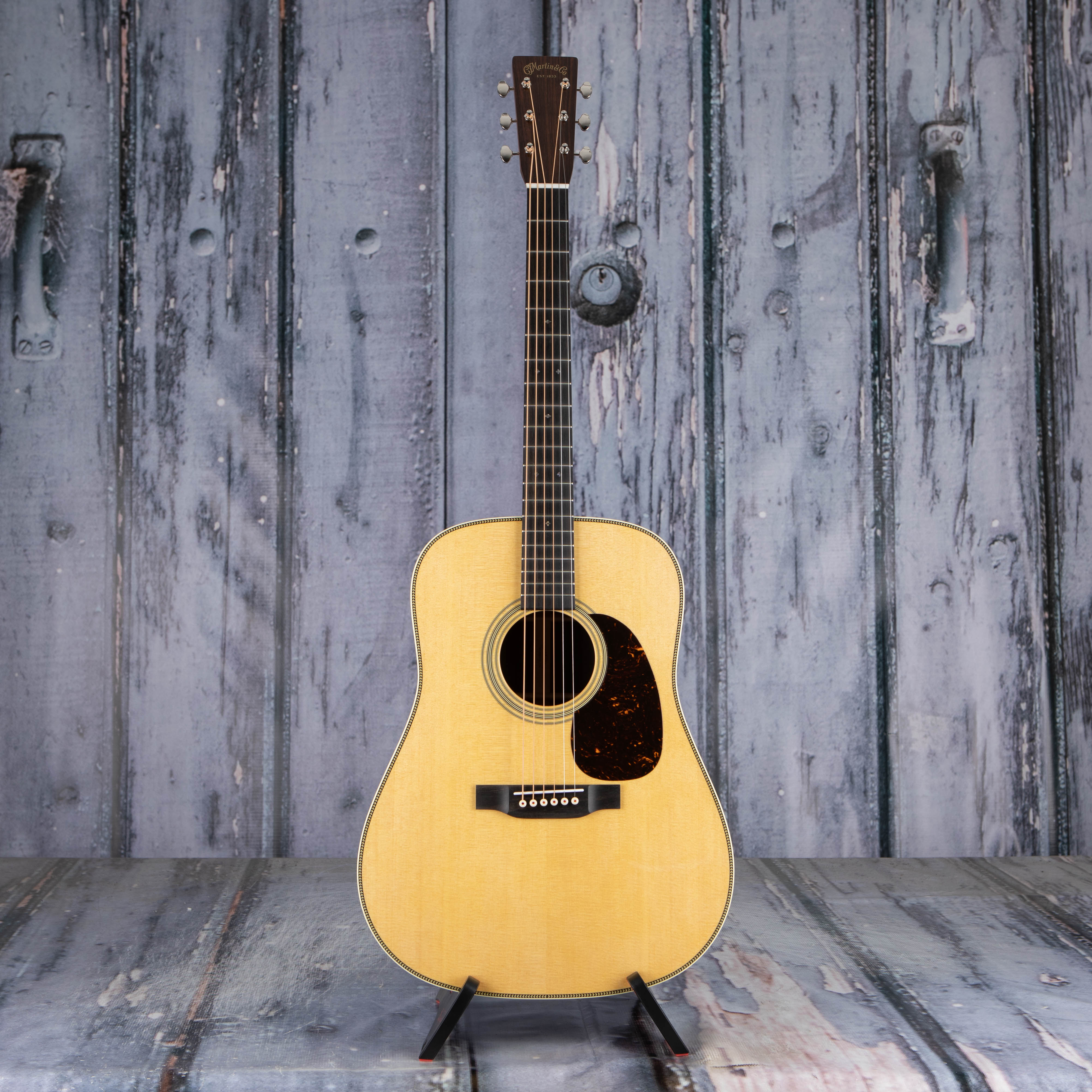 Martin HD-28 Acoustic Guitar, Natural, front
