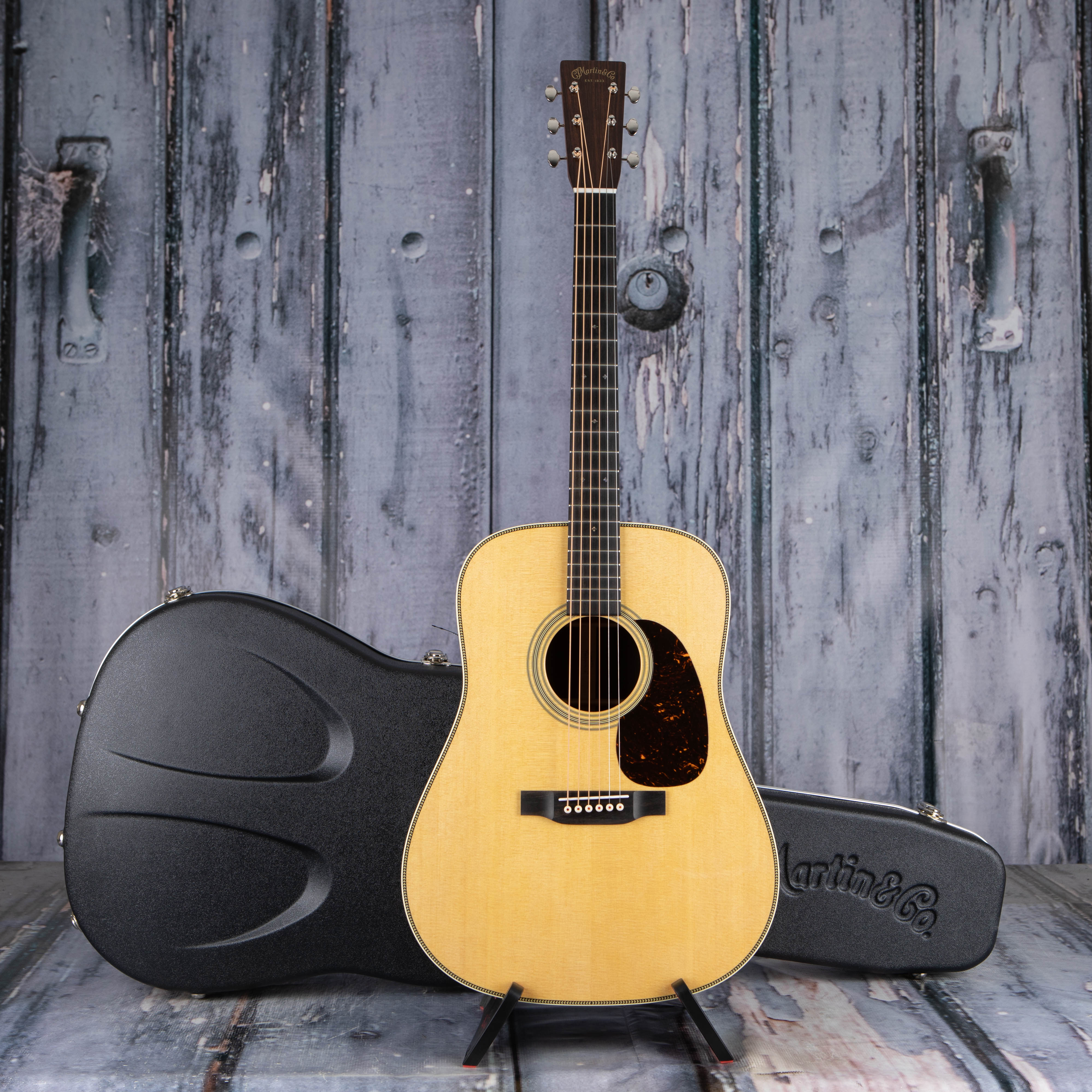 Martin HD-28 Acoustic Guitar, Natural, case