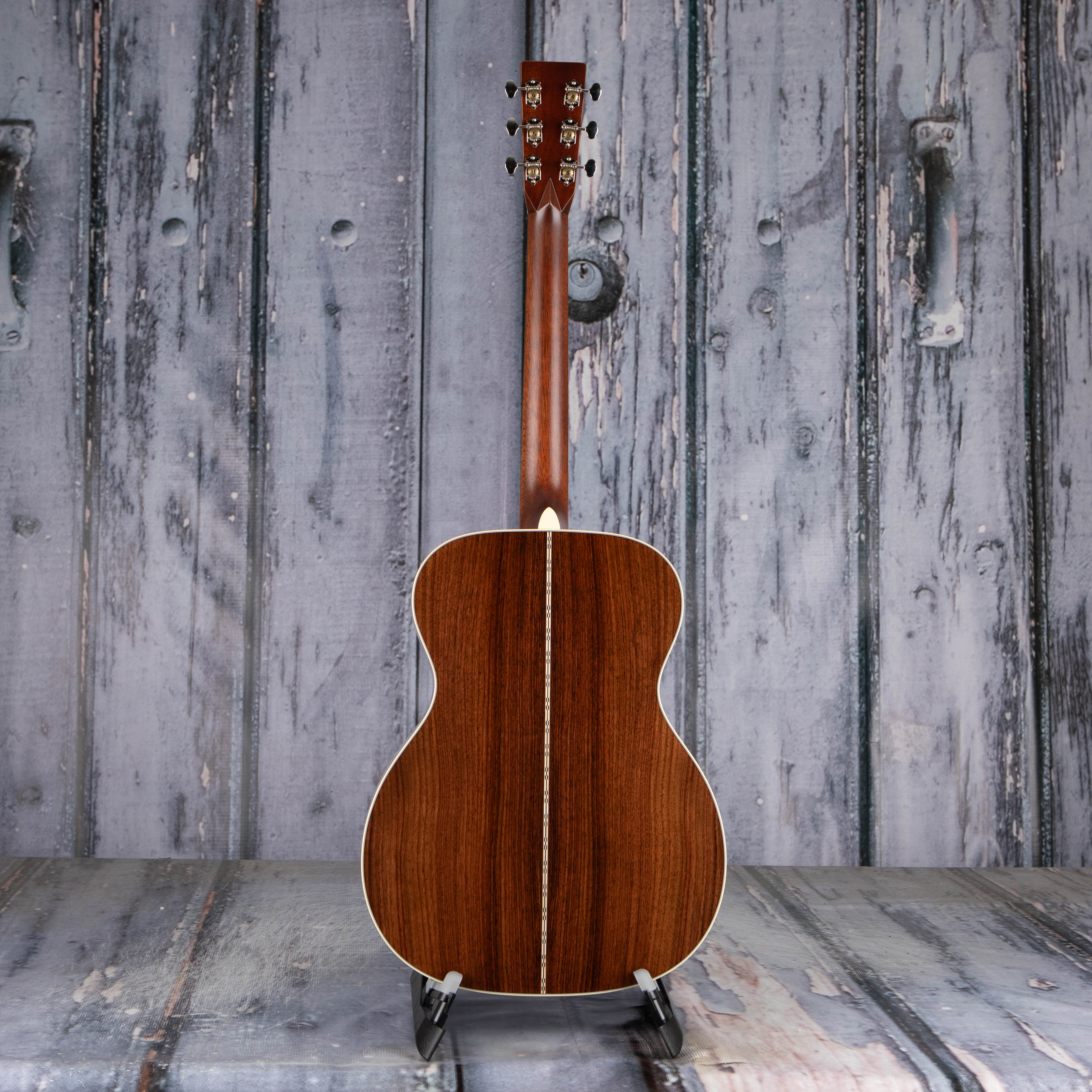 Martin OM-28 Acoustic Guitar, Natural, back