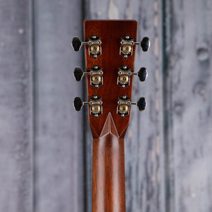 Martin OM-28 Acoustic Guitar, Natural, back headstock