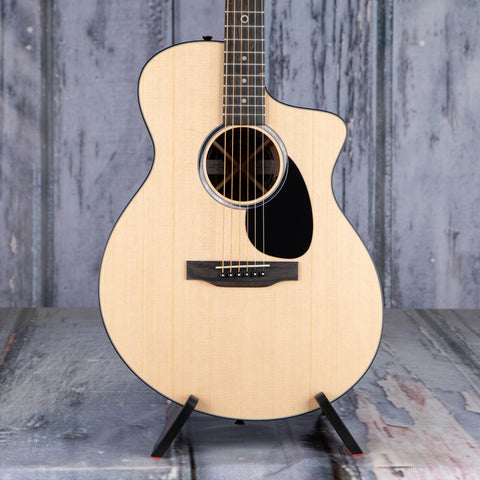 Martin SC-10E Acoustic/Electric Guitar, Natural, front closeup