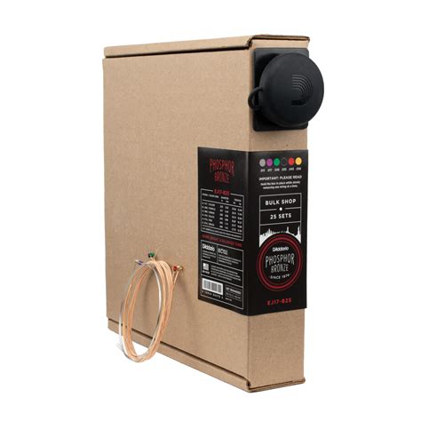 Used D'Addario EJ17-B25 Light String Set, 13-56, 25-Pack