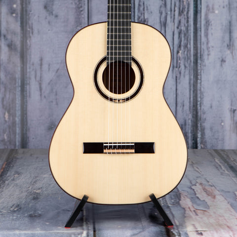 Ortega Custom Master M5CS Classical Guitar, Natural, front closeup