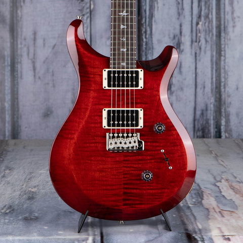 Paul Reed Smith 10th Anniversary S2 Custom 24 Limited Edition Electric Guitar, Fire Red Burst, front closeup