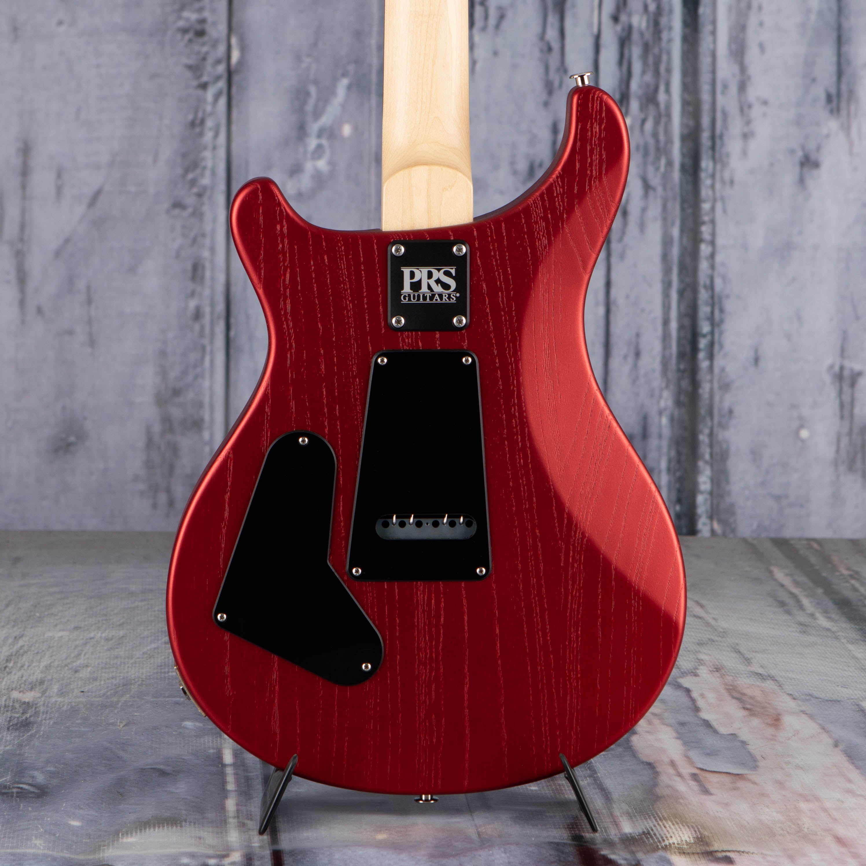 Paul Reed Smith CE 24-08 Swamp Ash Limited Edition Electric Guitar, Red Apple Metallic, back closeup