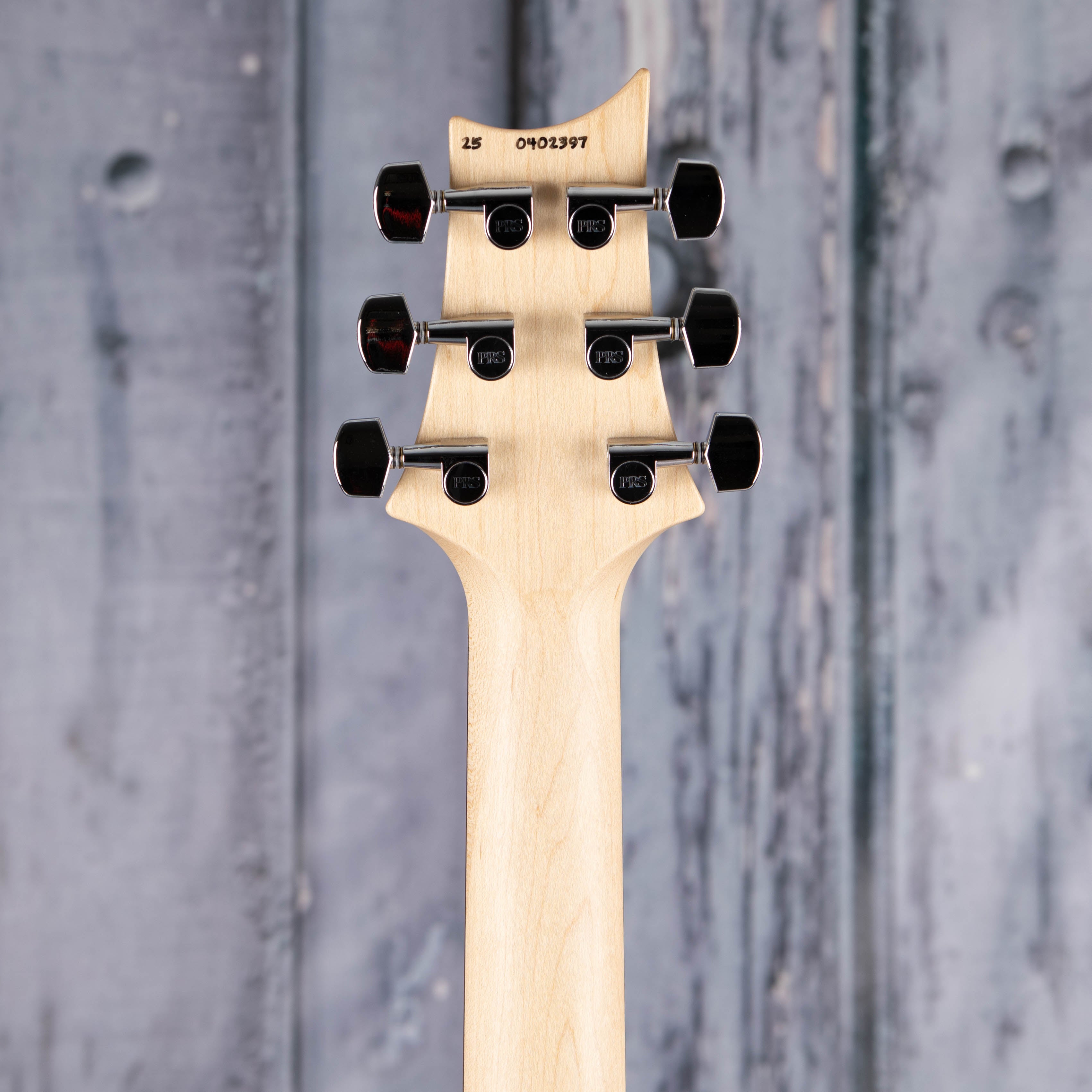 Paul Reed Smith CE 24-08 Swamp Ash Limited Edition Electric Guitar, Red Apple Metallic, back headstock