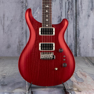 Paul Reed Smith CE 24-08 Swamp Ash Limited Edition Electric Guitar, Red Apple Metallic, front closeup