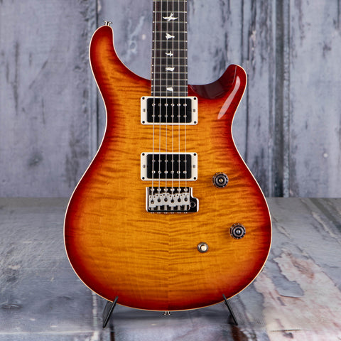 Paul Reed Smith CE 24 Electric Guitar, Dark Cherry Sunburst, front closeup