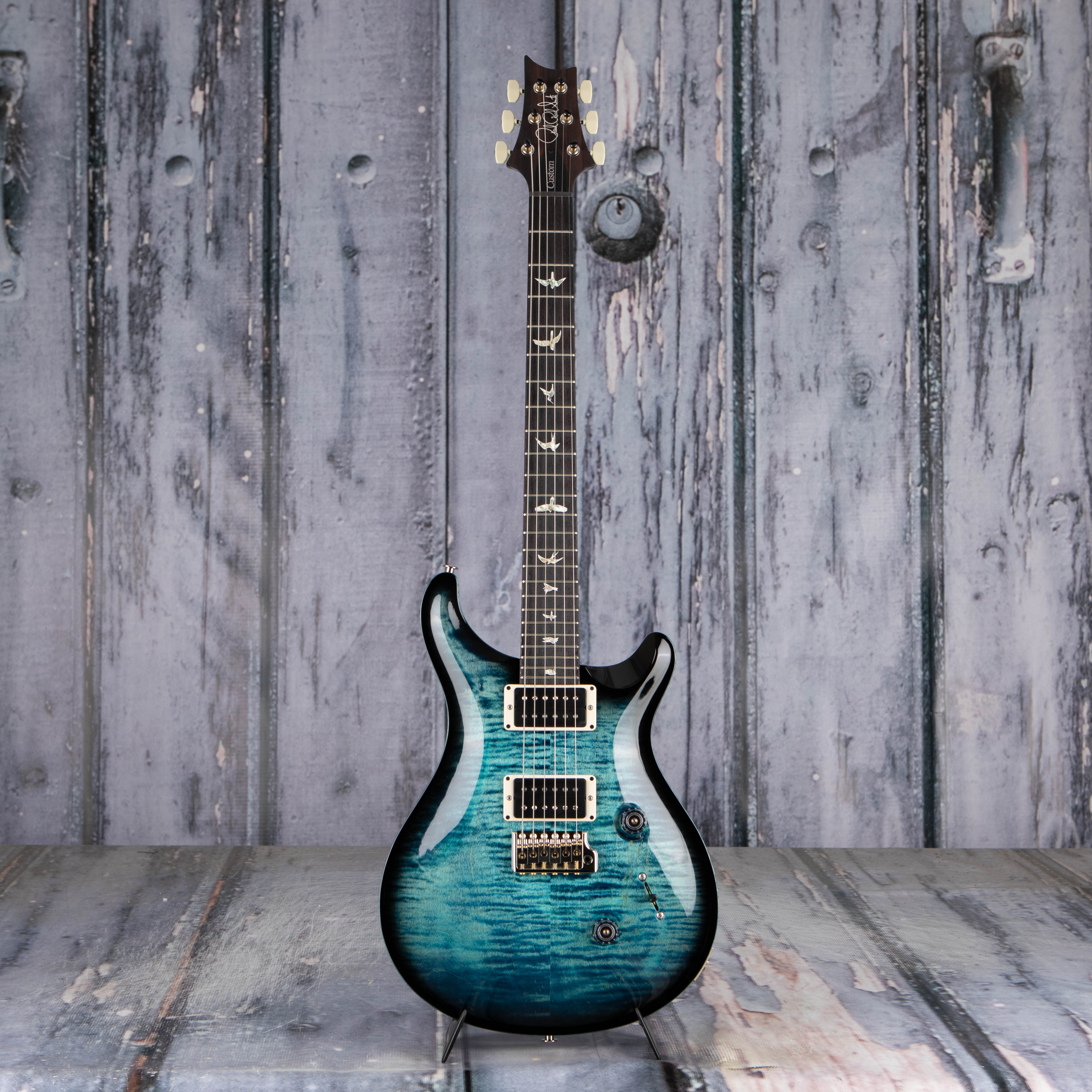 Paul Reed Smith Custom 24 Electric Guitar, Cobalt Smokeburst, front