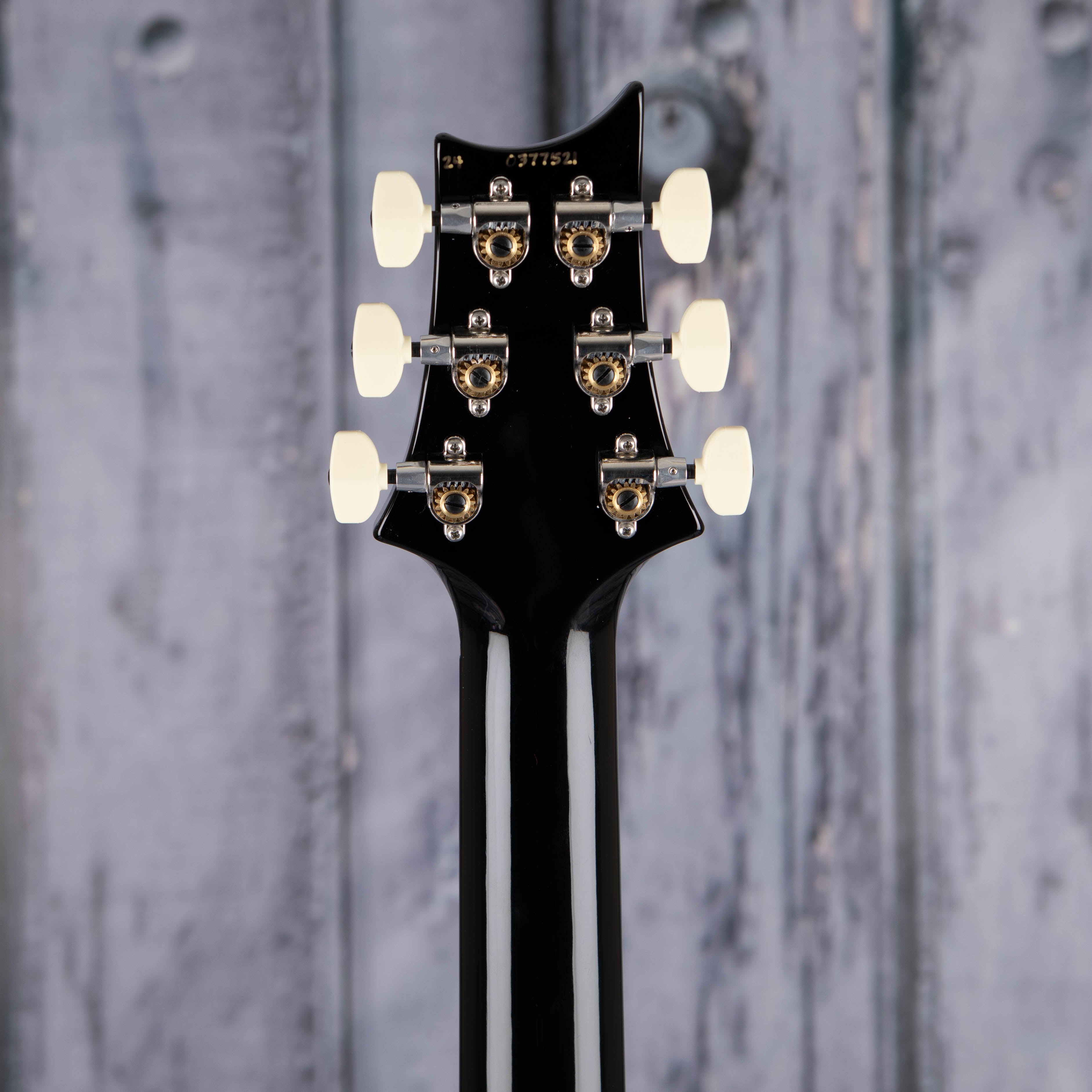 Paul Reed Smith Custom 24 Electric Guitar, Cobalt Smokeburst, back headstock