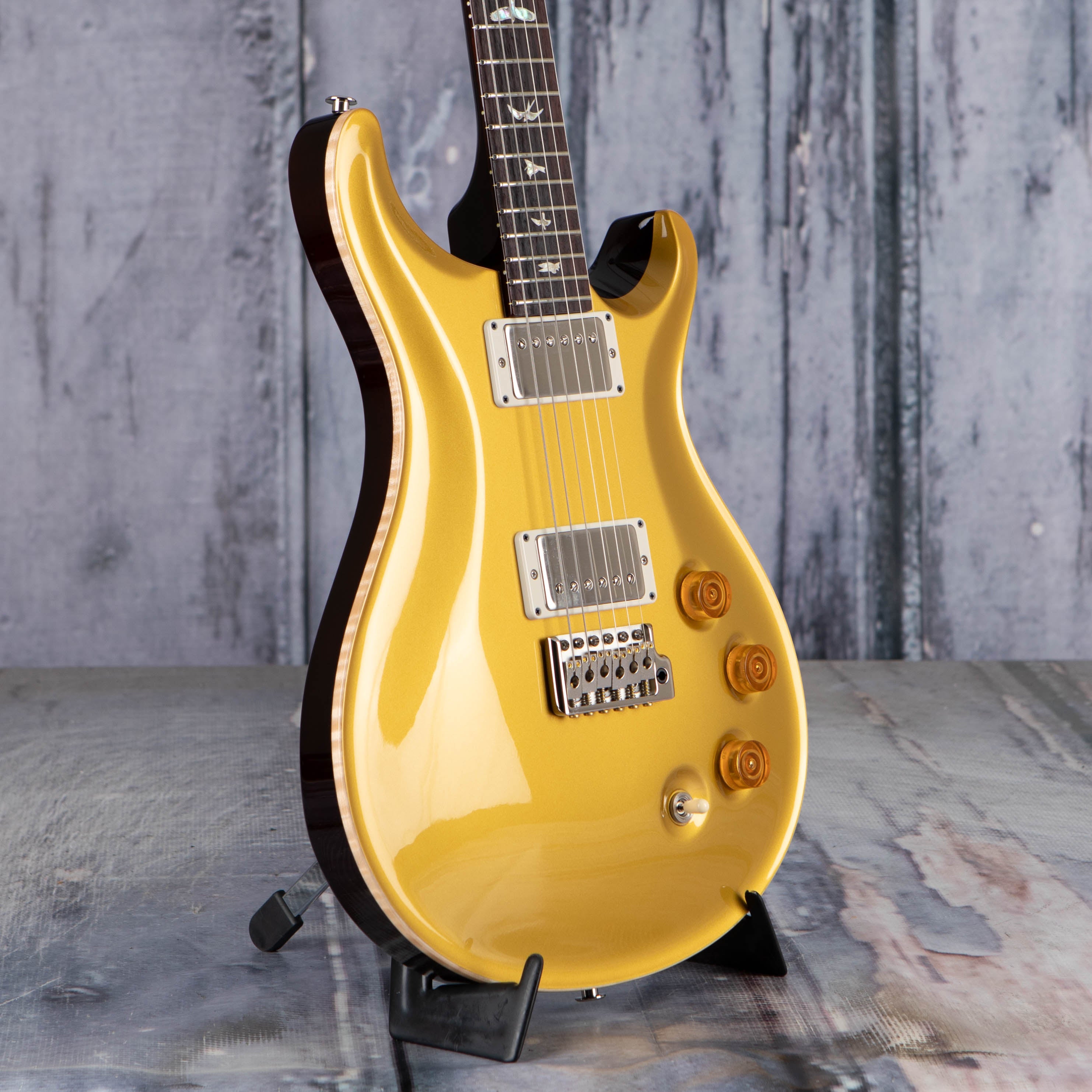 Paul Reed Smith DGT Electric Guitar, Gold Top, angle