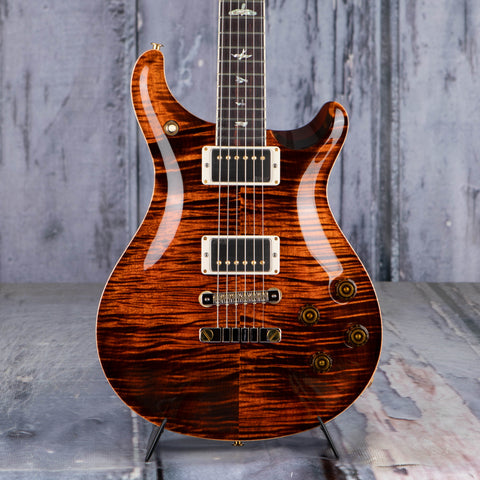 Paul Reed Smith McCarty 594 10-Top Electric Guitar, Orange Tiger, front closeup