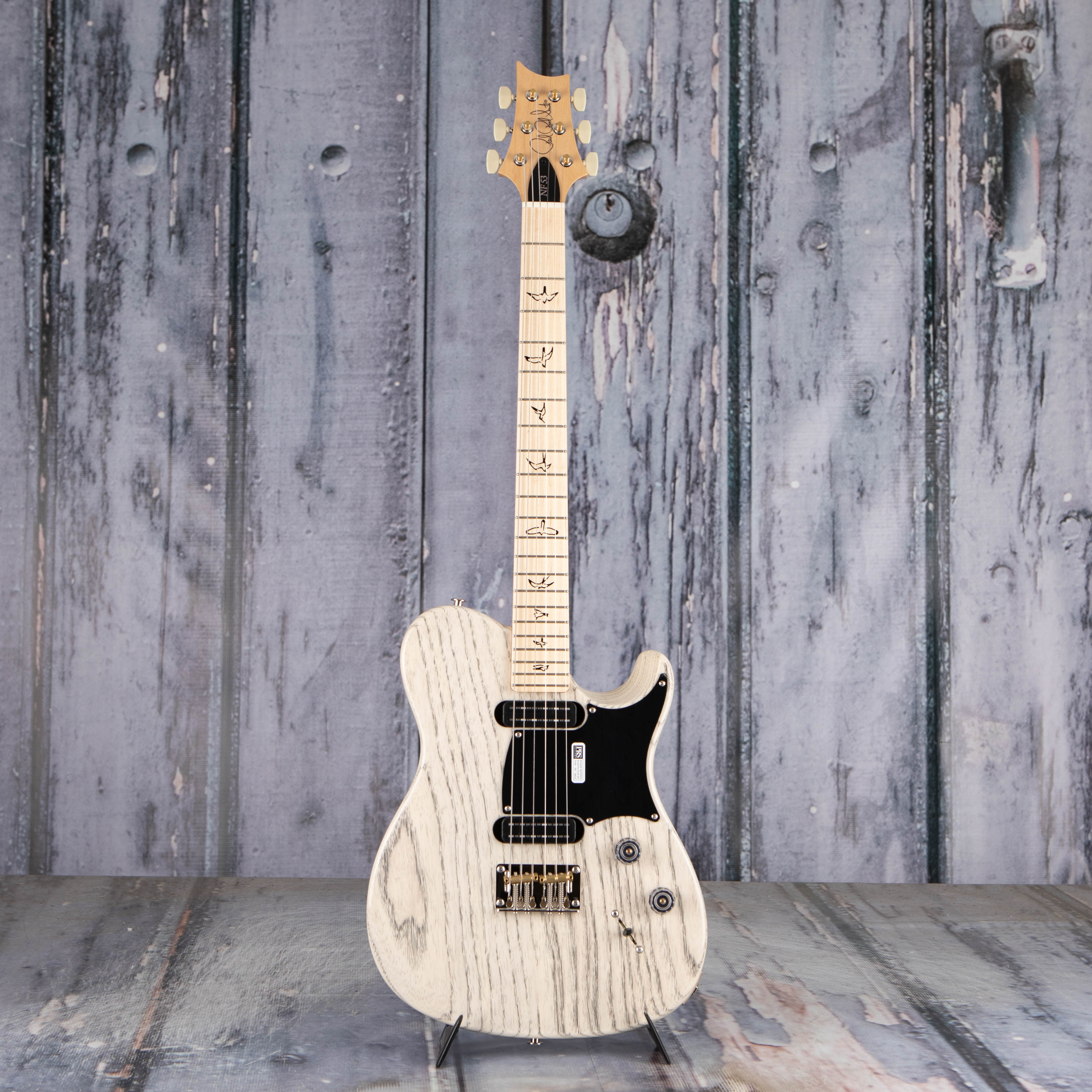 Paul Reed Smith NF 53 Electric Guitar, White Doghair, front