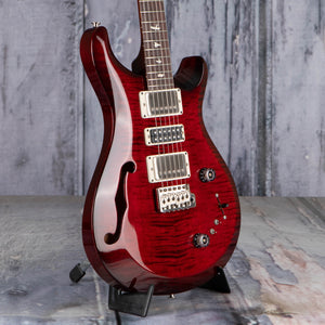 Paul Reed Smith S2 Special Semi-Hollowbody Guitar, Fire Red Burst, angle
