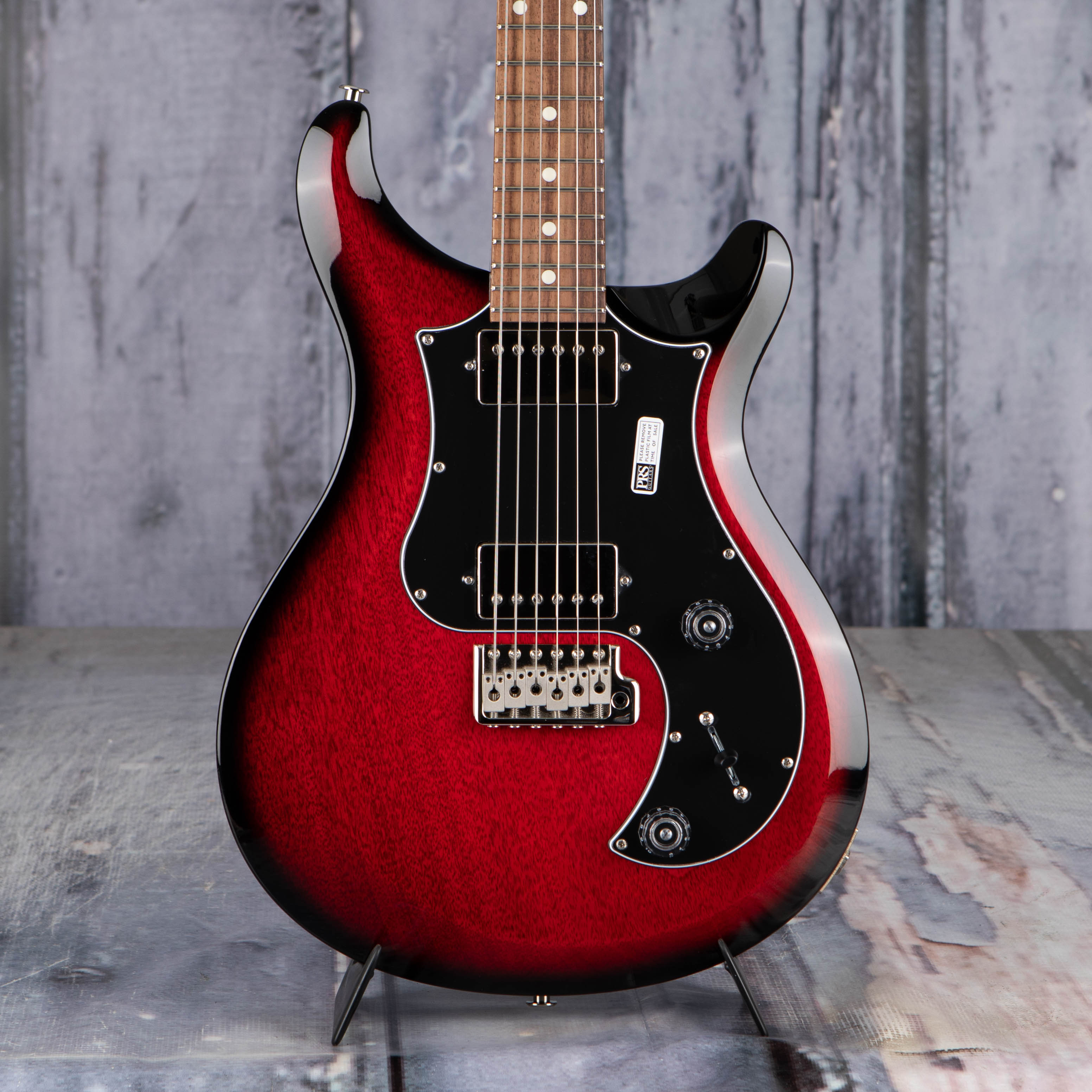 Paul Reed Smith S2 Standard 22 Electric Guitar, Scarlet Sunburst, front closeup