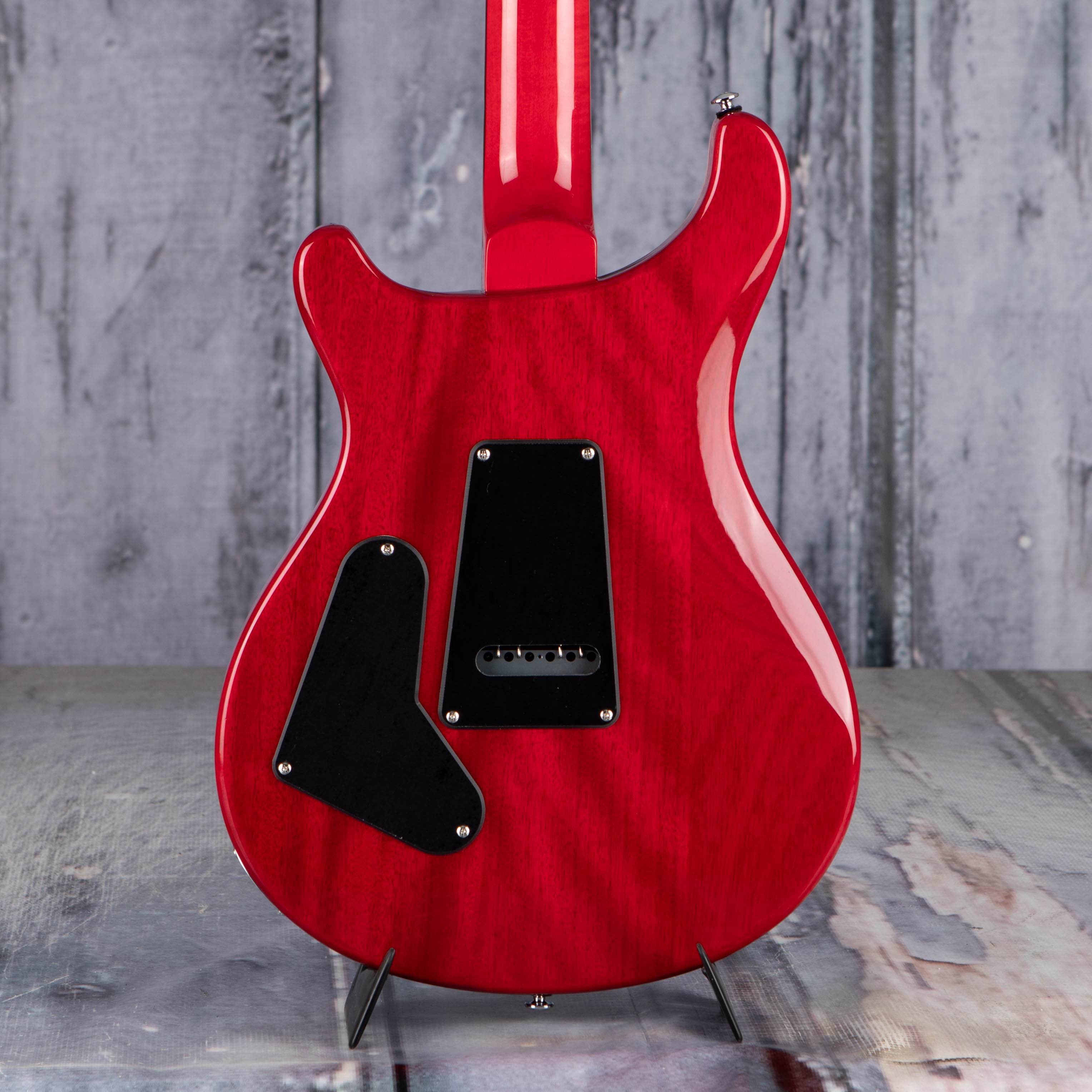 Paul Reed Smith SE Custom 24 LTD Electric Guitar, Ruby, back closeup