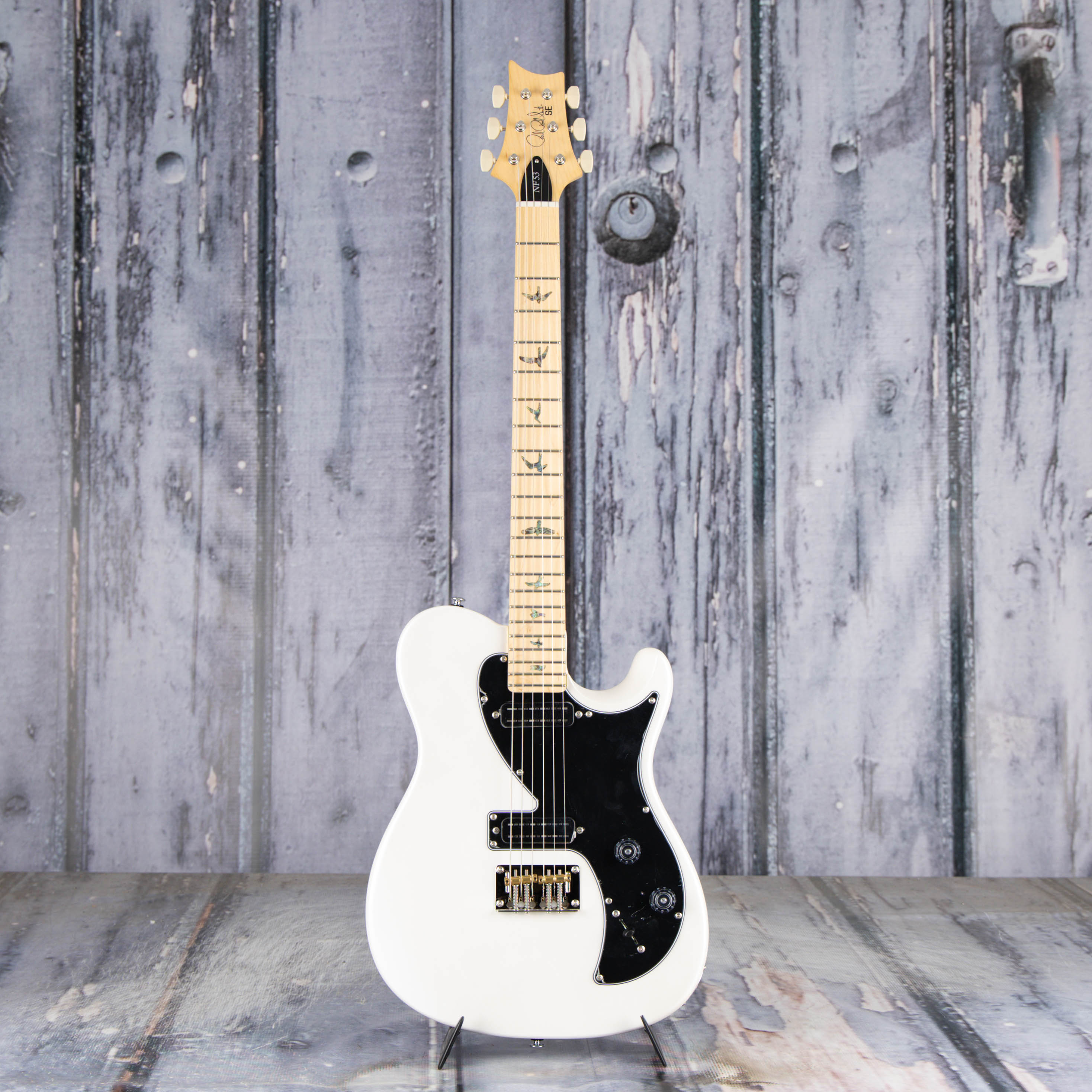 Paul Reed Smith SE NF 53 Electric Guitar, Pearl White, front