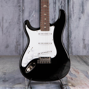 Paul Reed Smith SE Silver Sky Left-Handed Electric Guitar, Piano Black, front closeup