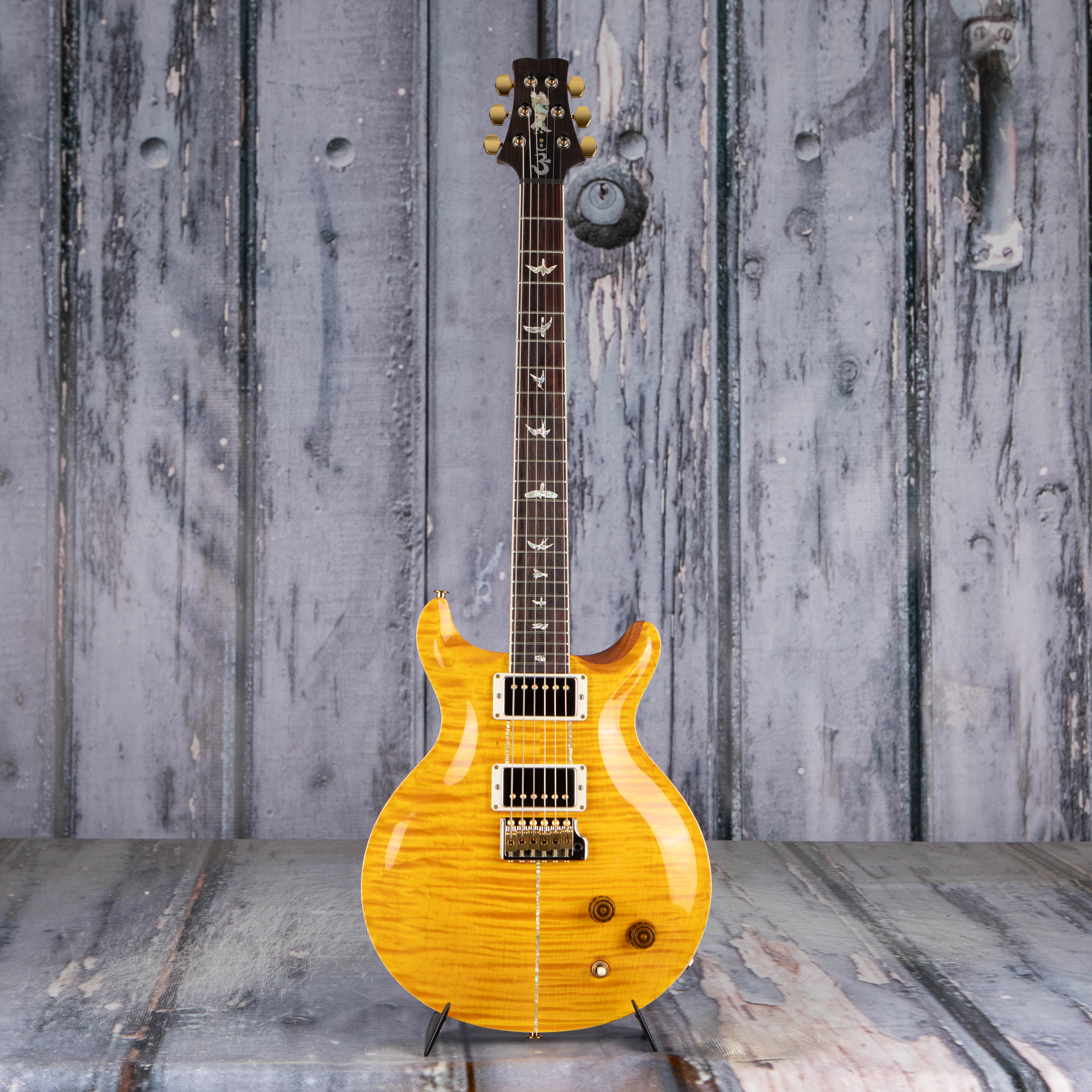 Paul Reed Smith Santana Retro 10-Top Electric Guitar, Santana Yellow, front