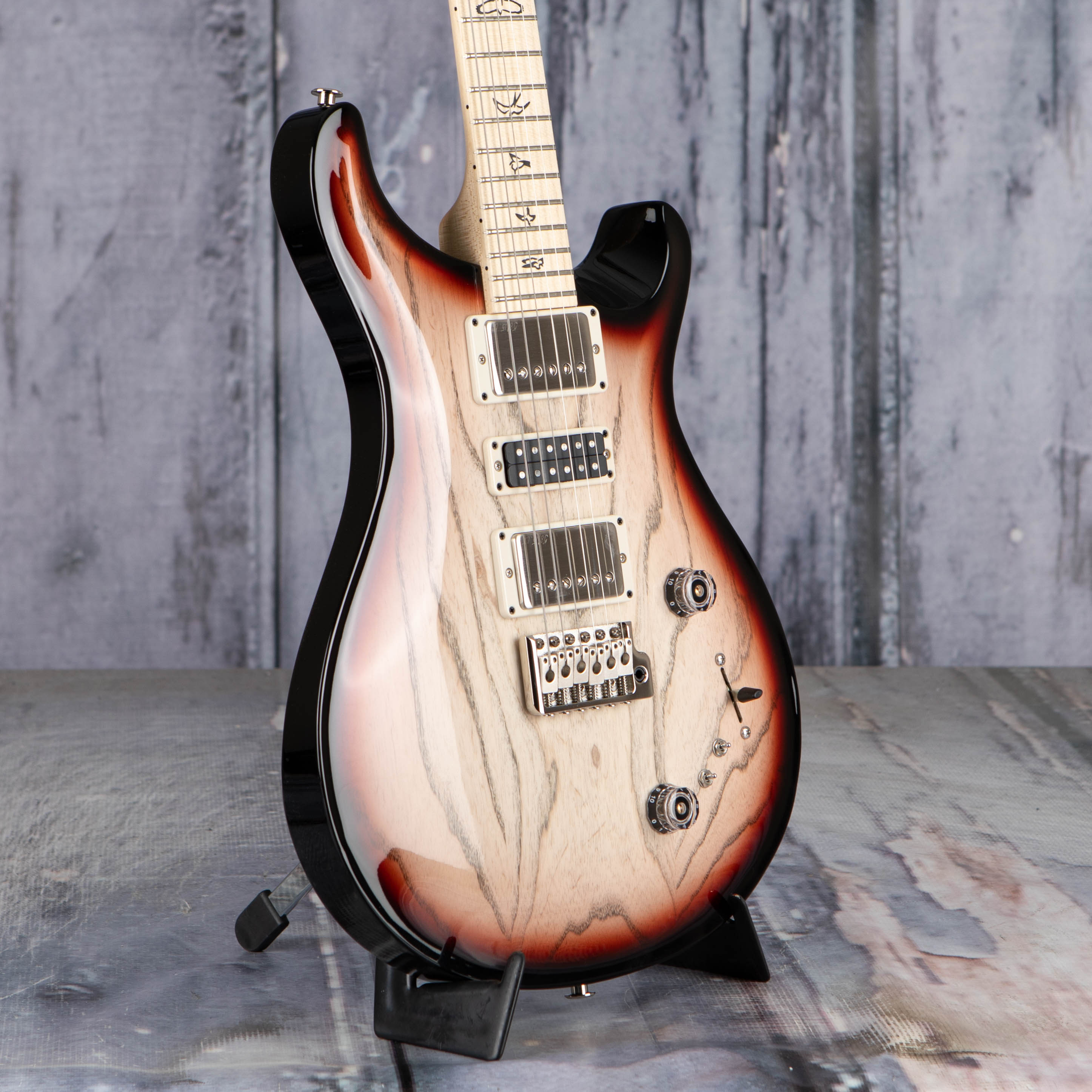 Paul Reed Smith Swamp Ash Special Electric Guitar, Jasper Smokeburst, angle