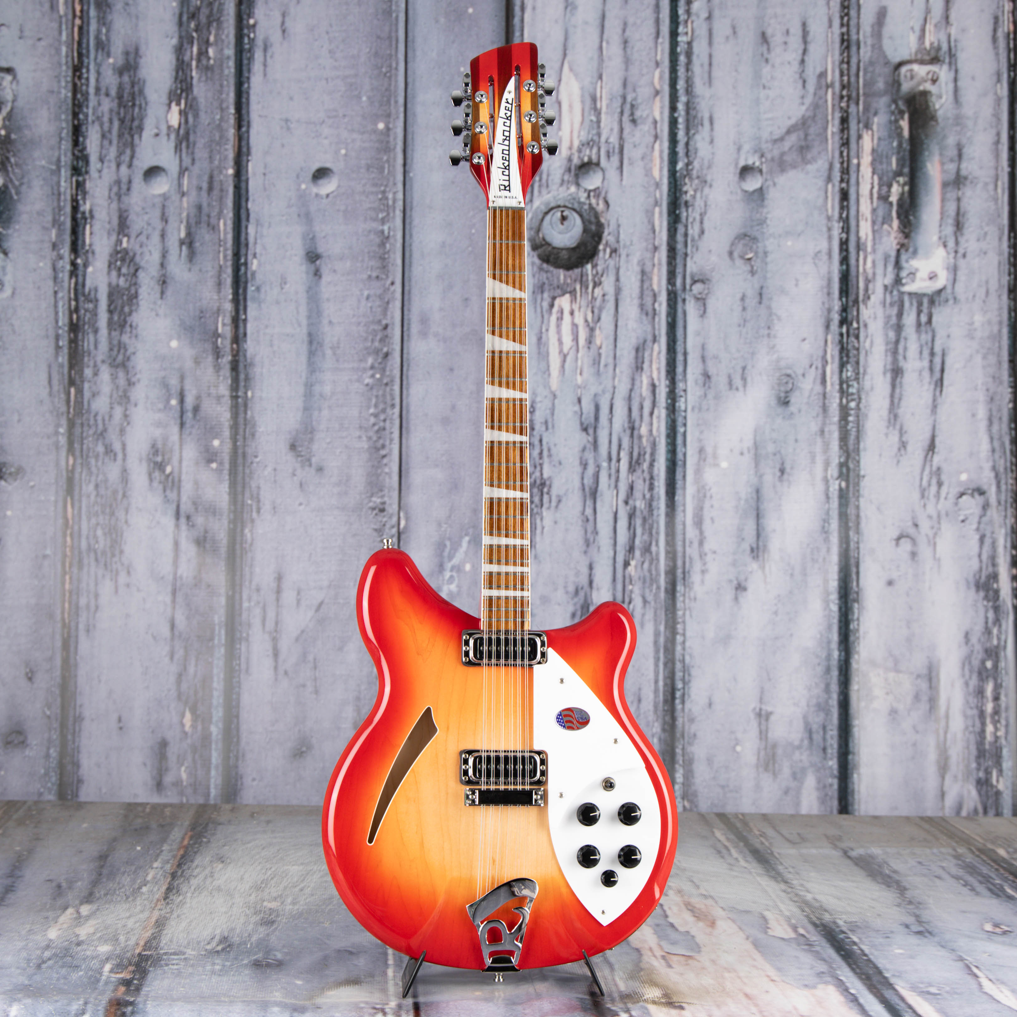 Rickenbacker 360/12 12-String Semi-Hollowbody Guitar, Fireglo, front