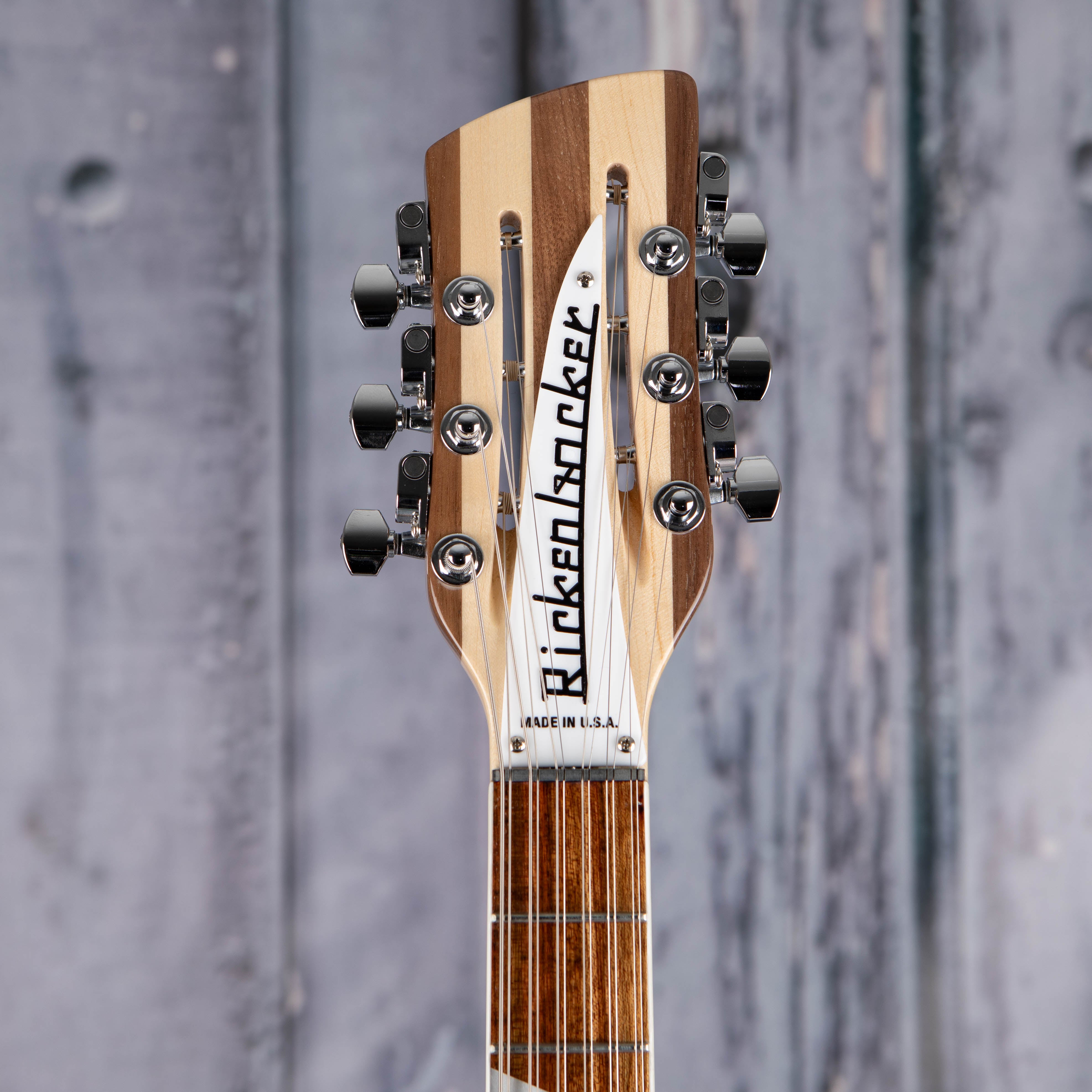 Rickenbacker 360/12 12-String Semi-Hollowbody Guitar, MapleGlo, front headstock