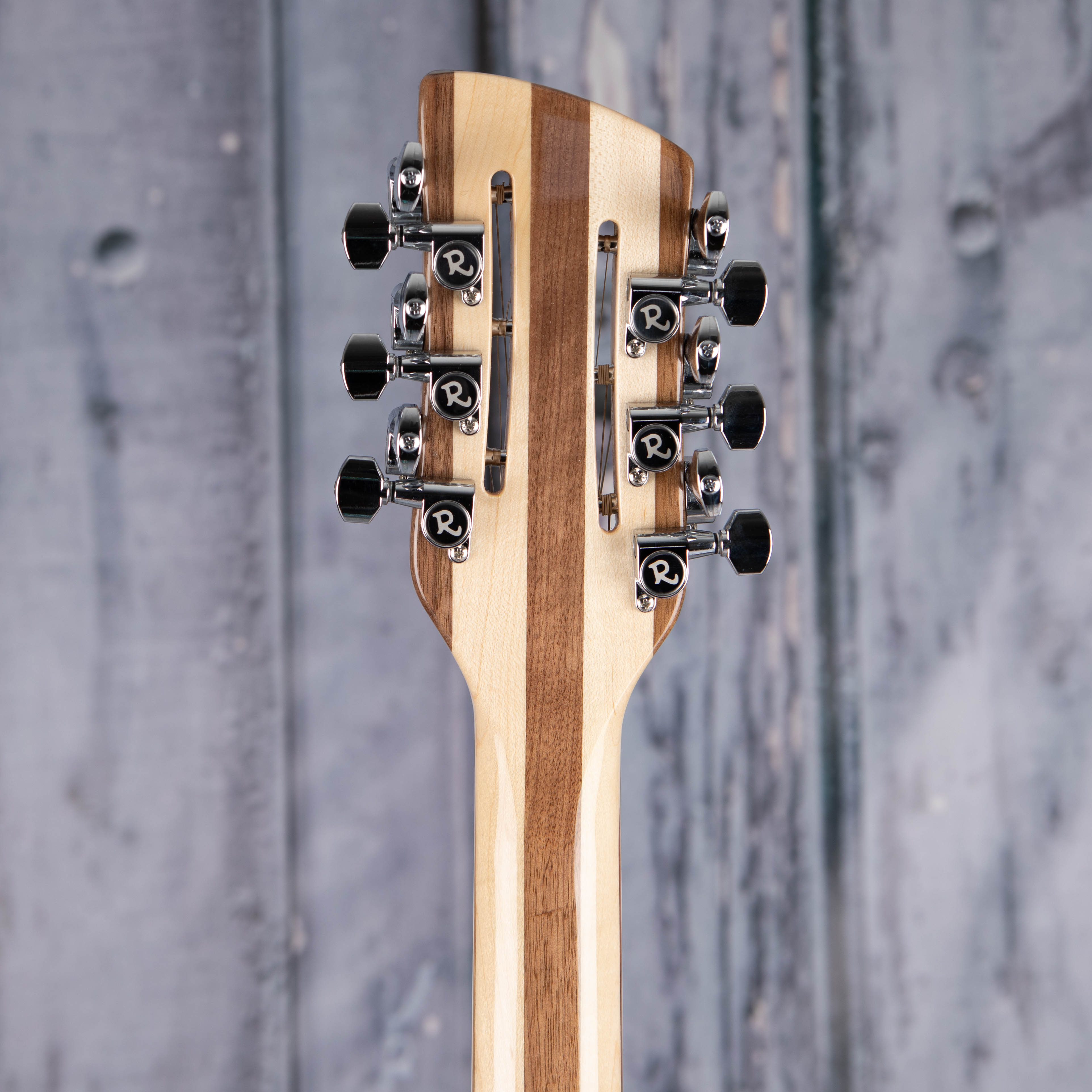Rickenbacker 360/12 12-String Semi-Hollowbody Guitar, MapleGlo, back headstock