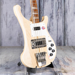 Rickenbacker 4003 Stereo Electric Bass Guitar, Mapleglo, angle