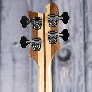 Rickenbacker 4003 Stereo Electric Bass Guitar, Mapleglo, back headstock