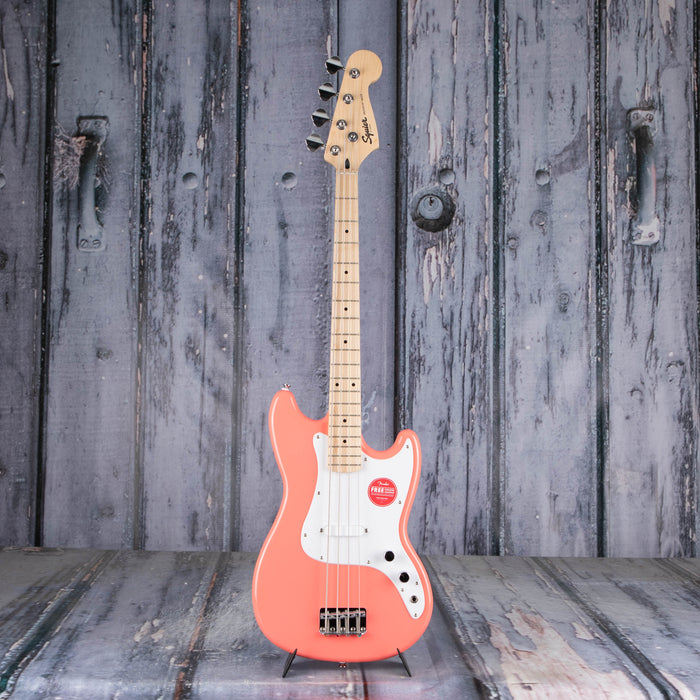 Squier Sonic Bronco Bass, Tahitian Coral