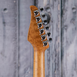 Suhr Classic S Paulownia Electric Guitar, 3-Tone Burst, back headstock