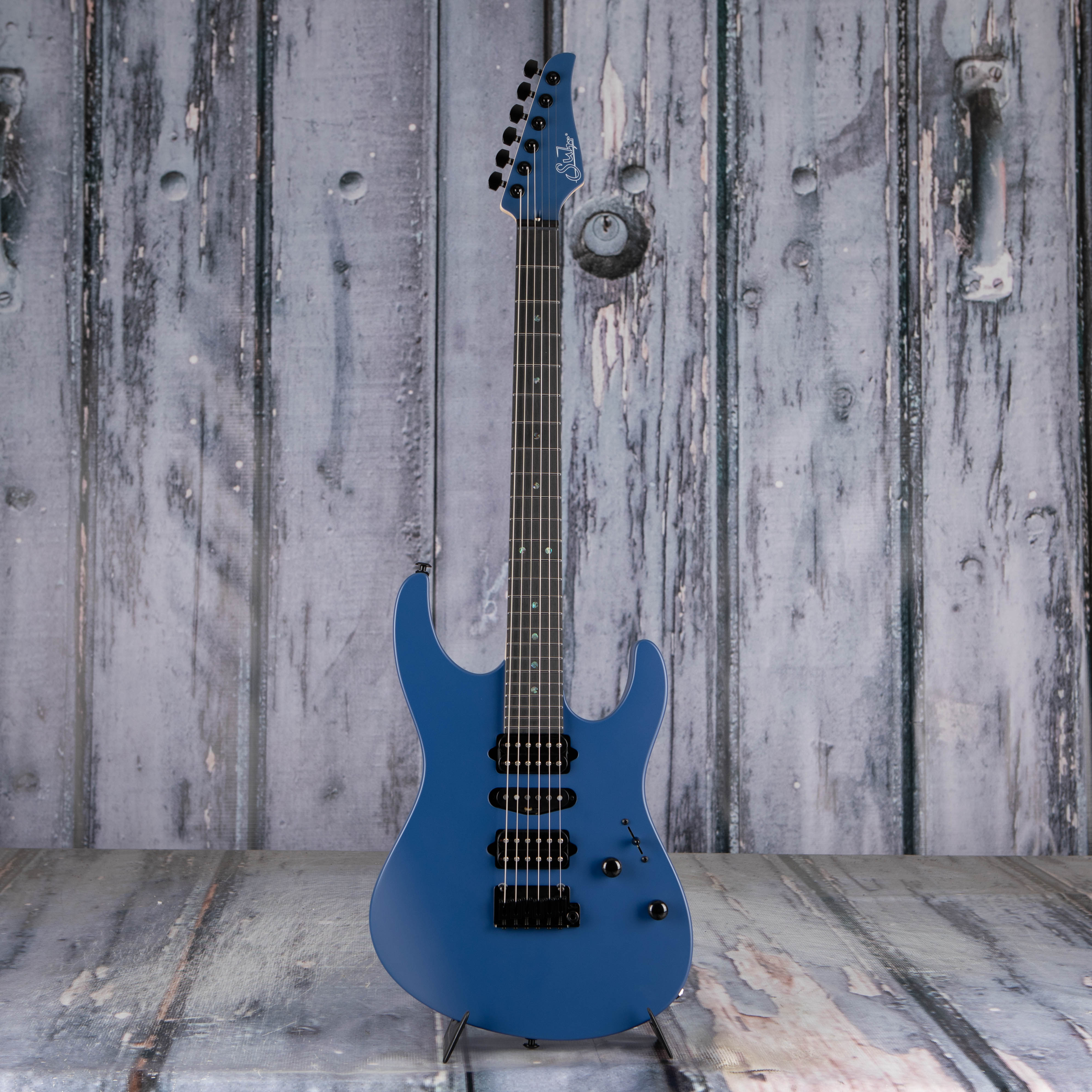 Suhr Limited Edition Modern Terra Electric Guitar, Deep Sea Blue, front