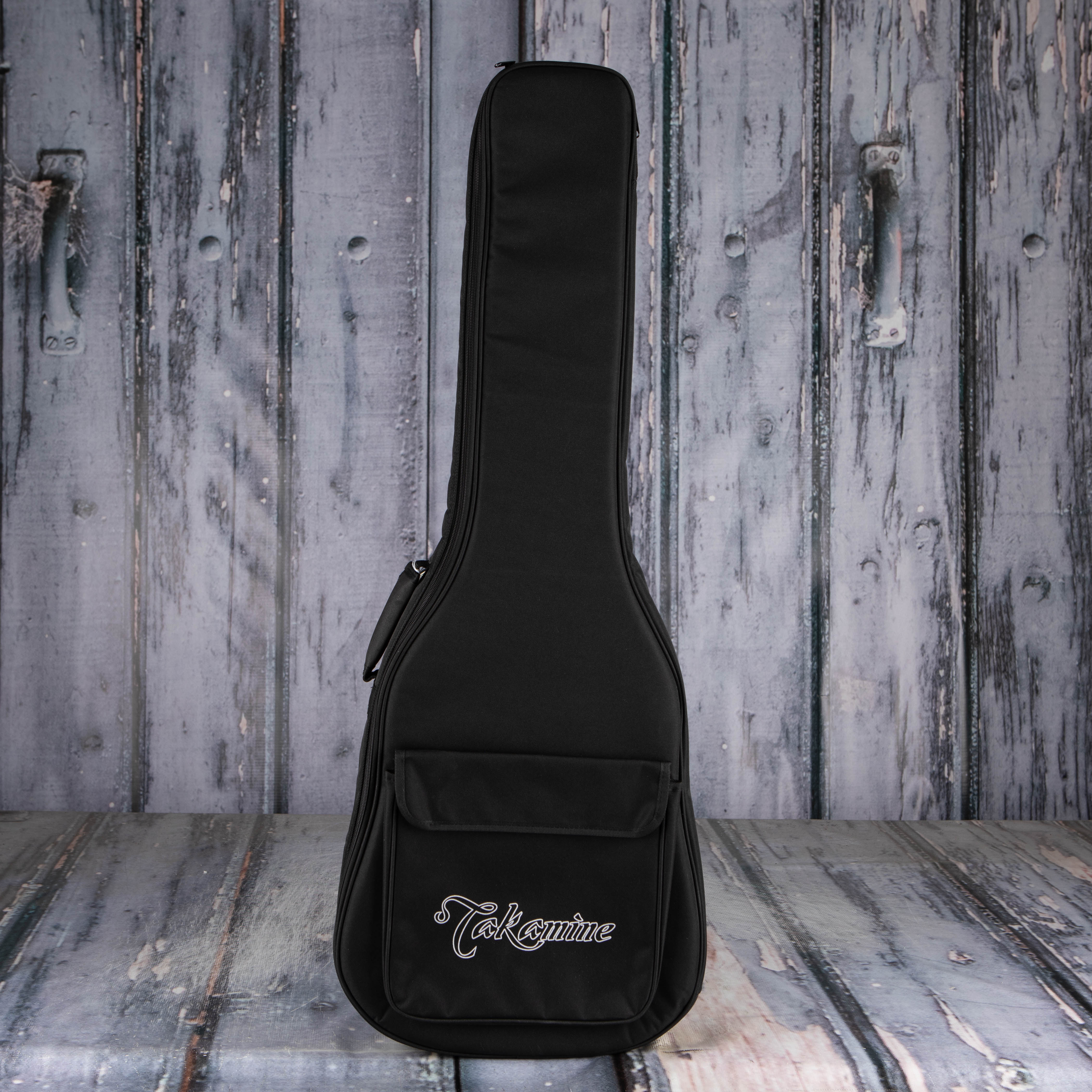 Takamine GD38CE 12-String Acoustic/Electric Guitar, Gloss Black, bag