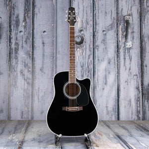 Takamine Legacy EF341SC Acoustic/Electric Guitar, Gloss Black, front