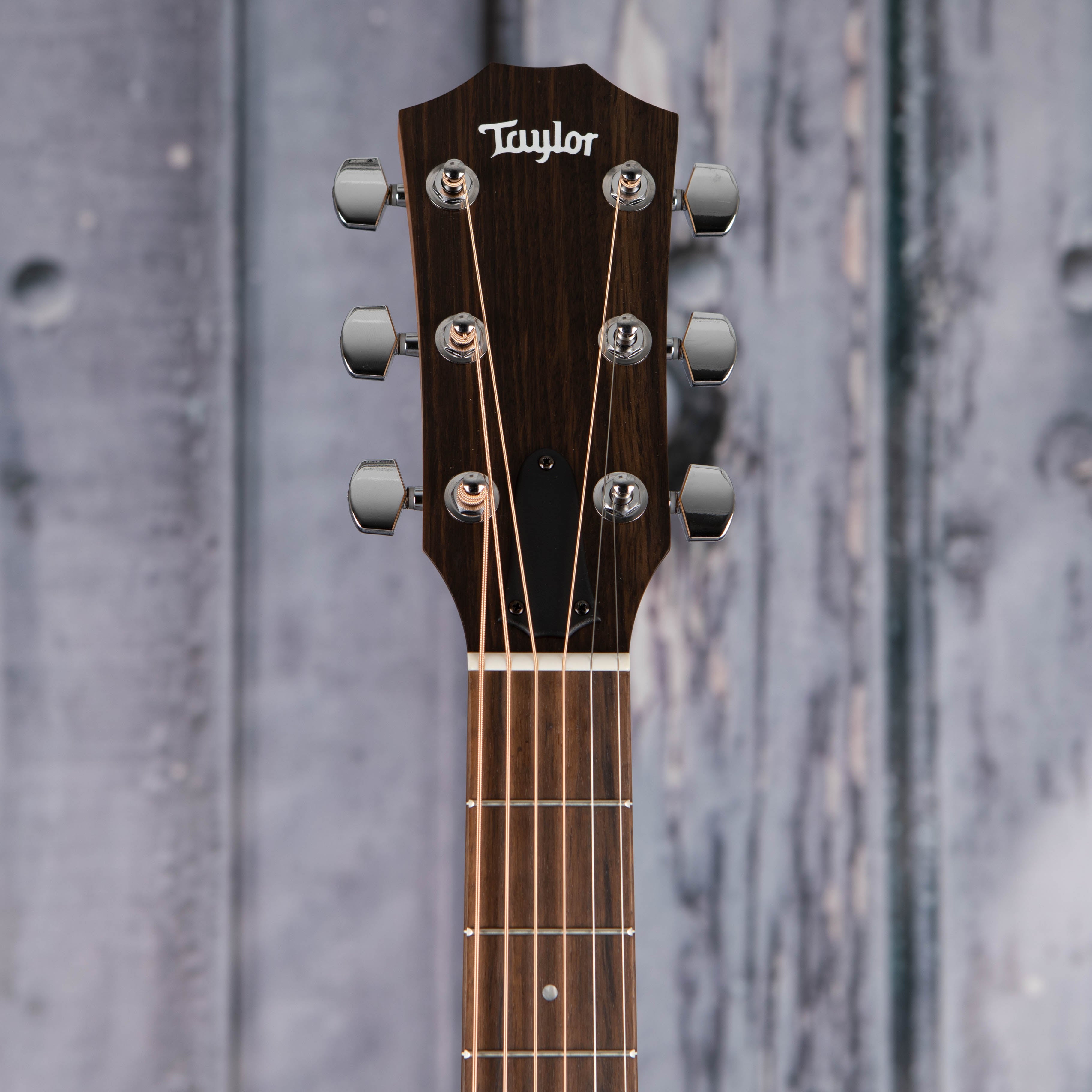 Taylor 112ce-S Acoustic/Electric Guitar, Natural, front headstock
