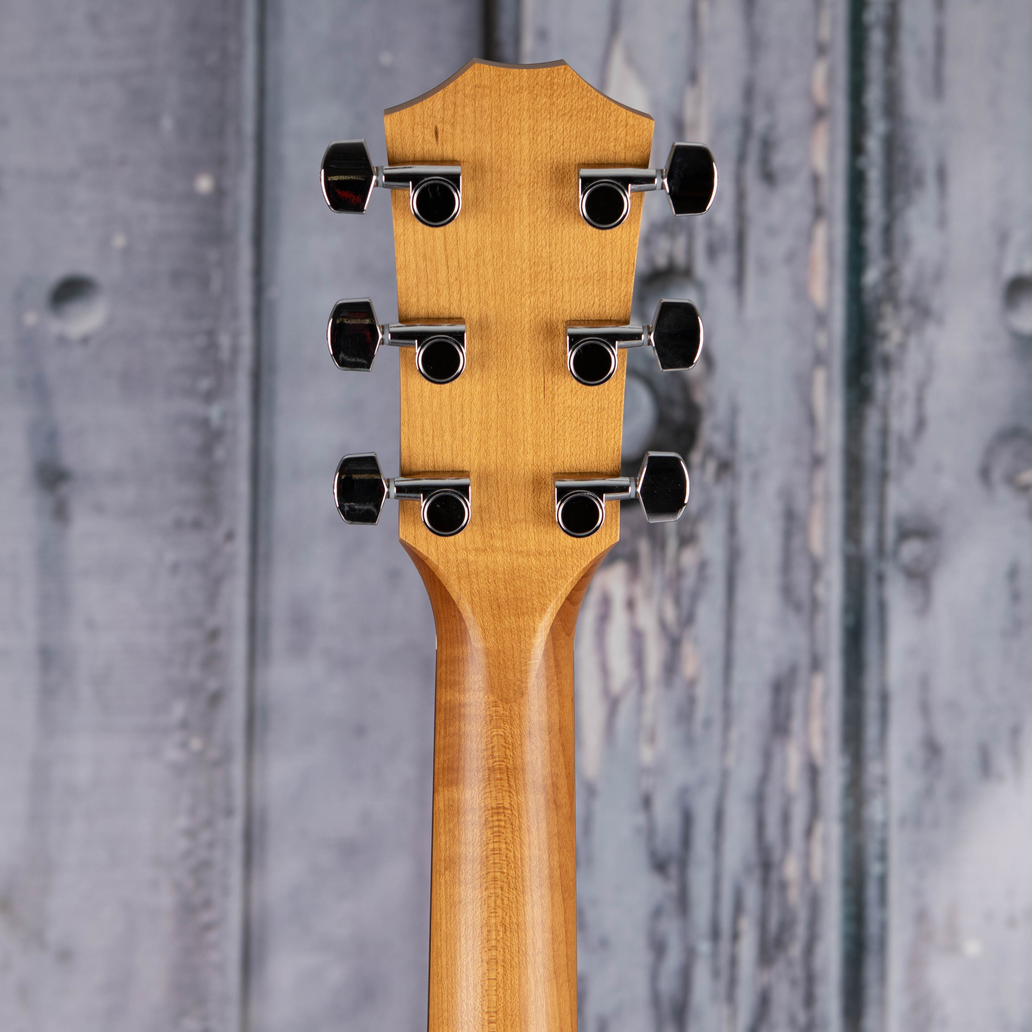 Taylor 112ce-S Acoustic/Electric Guitar, Natural, back headstock