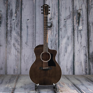 Taylor 214ce Plus Special Edition Acoustic/Electric Guitar, Trans Grey, front