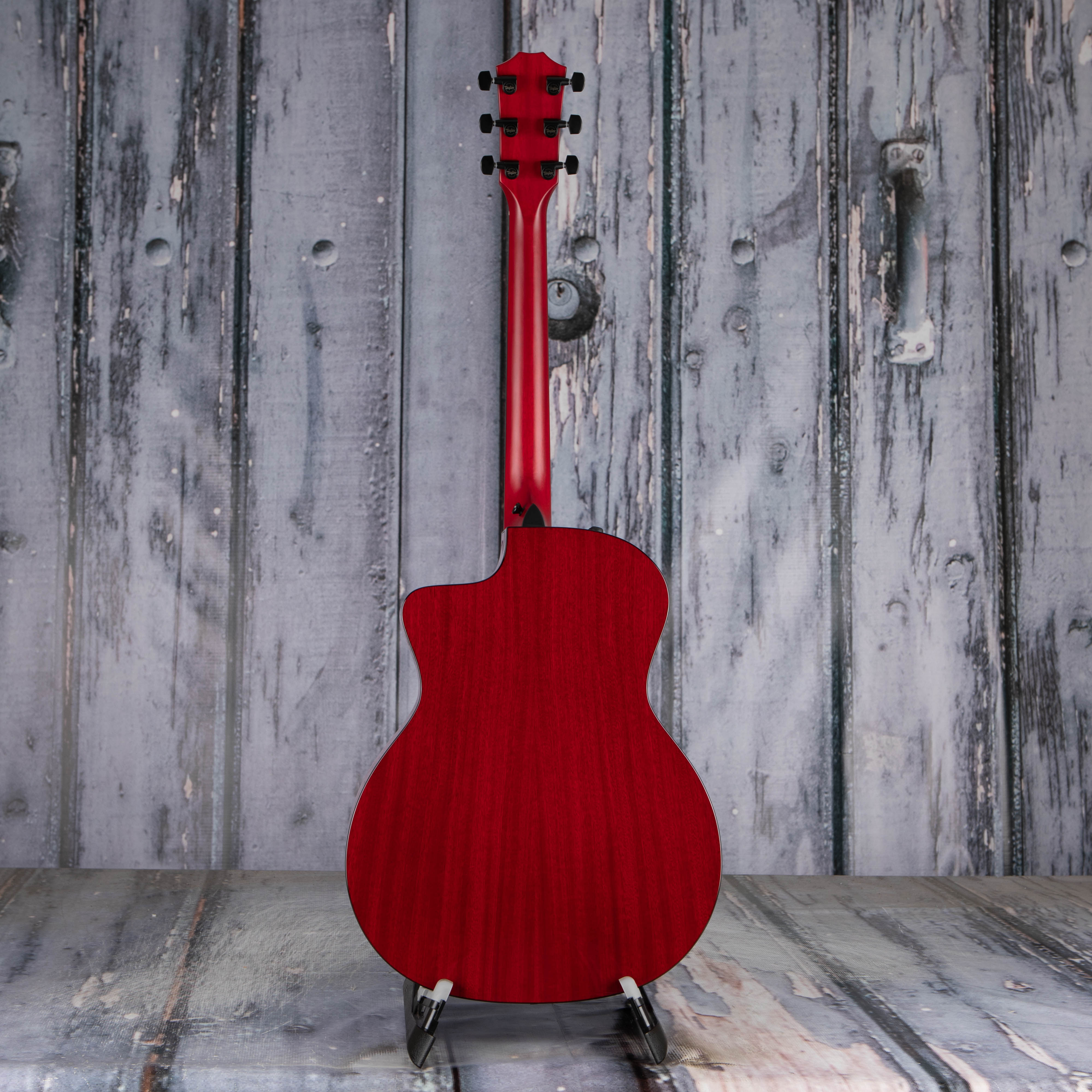 Taylor 224ce Plus Special Edition Acoustic/Electric Guitar, Trans Red, back