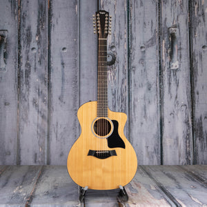 Taylor 254ce Plus 12-String Acoustic/Electric Guitar, Natural, front